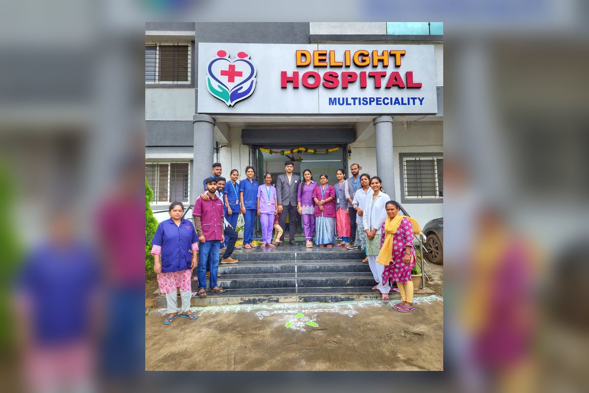 Hospital team and visitors